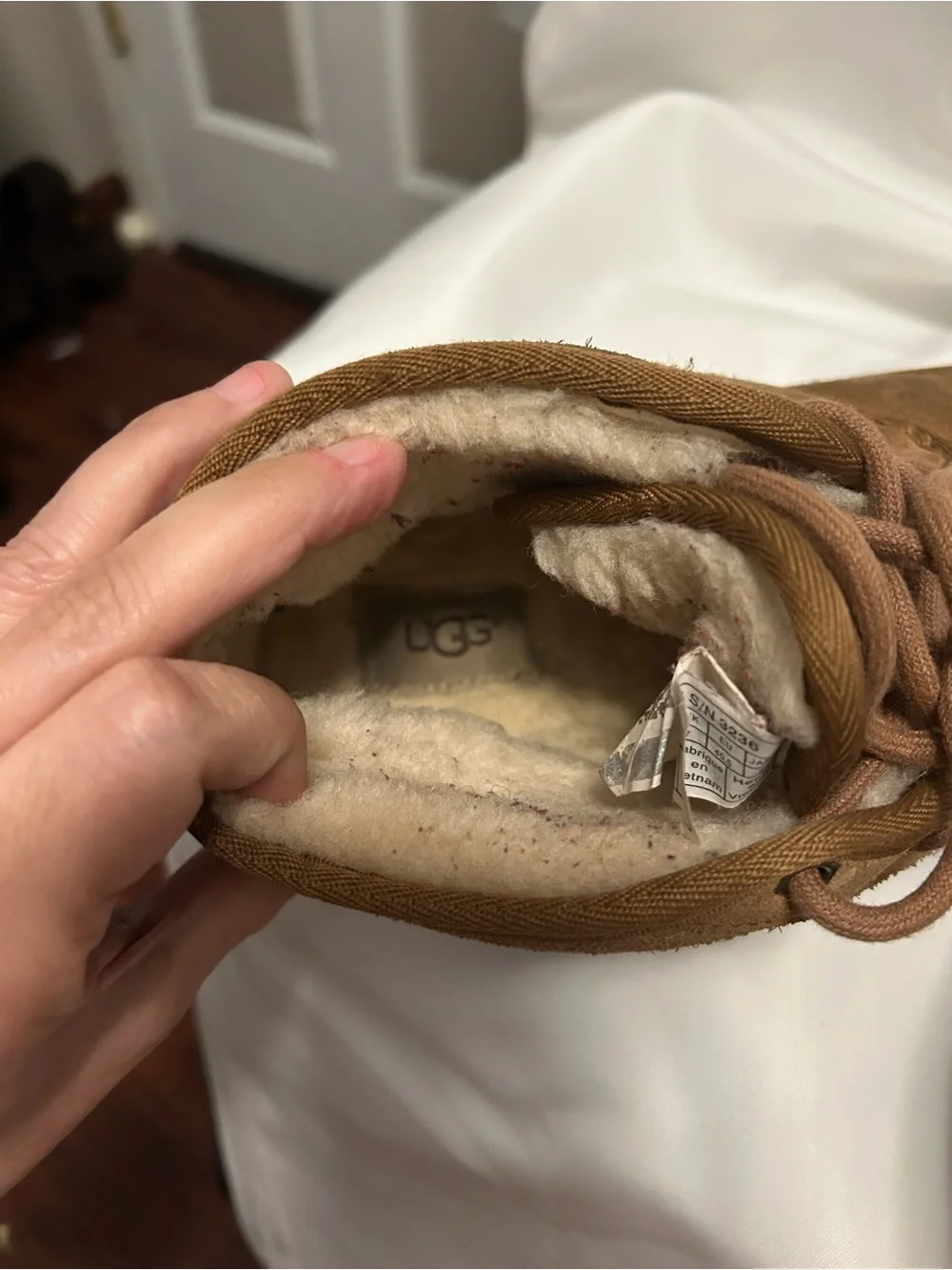 Women’s  Brown Suede Lace-Up Casual Shoes with Plush Lining